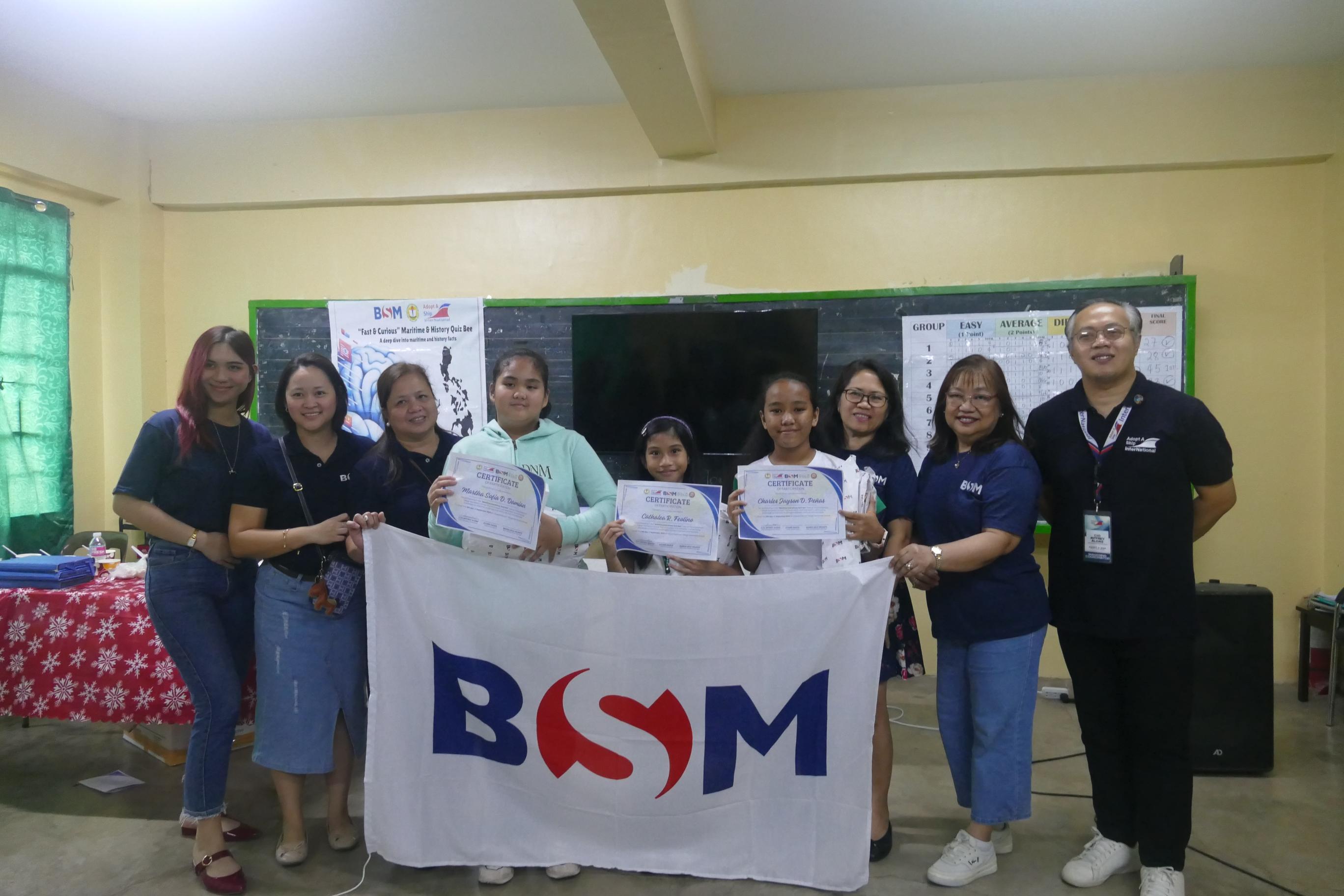 BSM and CVES: Maritime and History Quiz Bee