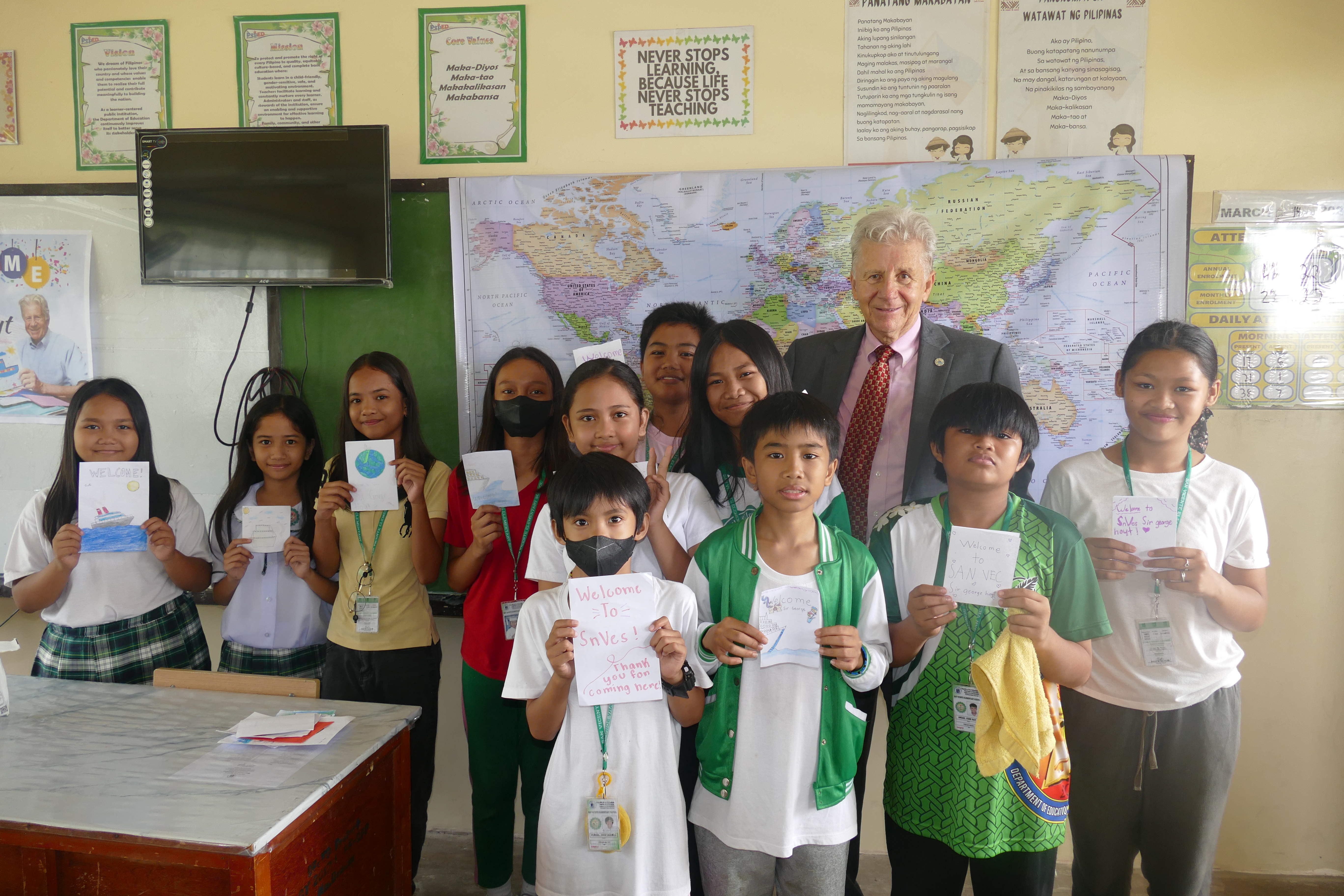 Visit to San Pedro Schools (Main Article):